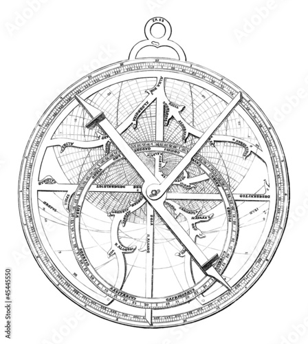 Ancient Astrolabe - 15th century photo