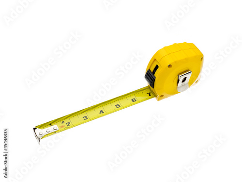 yellow measuring tape