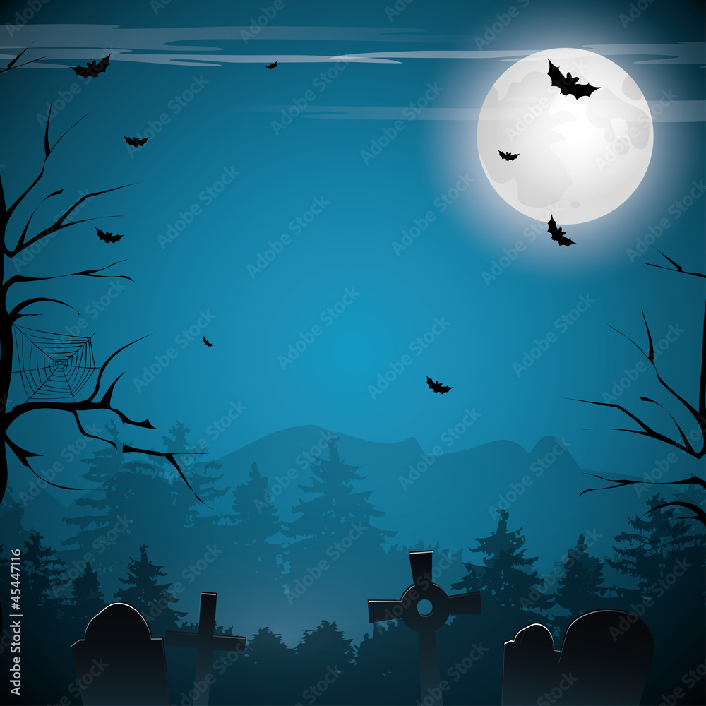 Scary Halloween background