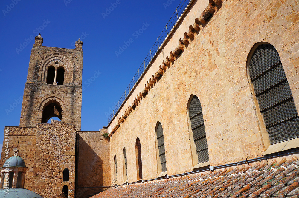 View from the roof of the Monreale Cathedral in Sicily