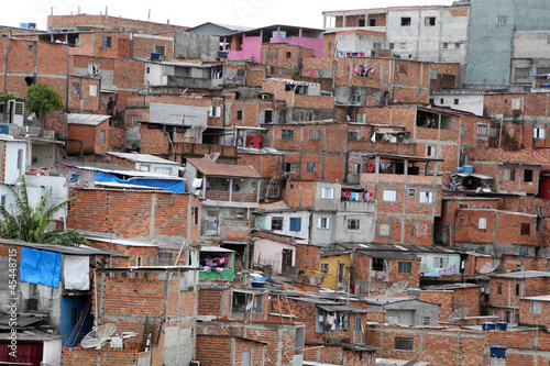 slum, poverty in neighborhood of Sao Paulo city, Brazil © Casa.da.Photo