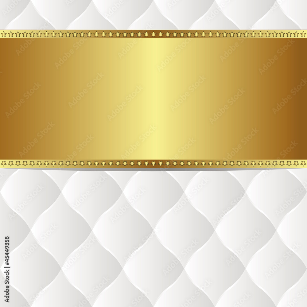 Obraz premium white gold background