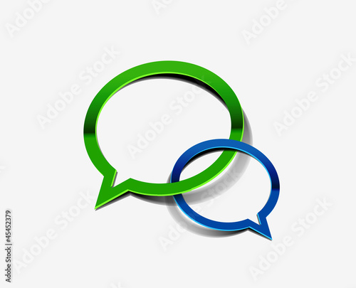 vector chat box icon design element.