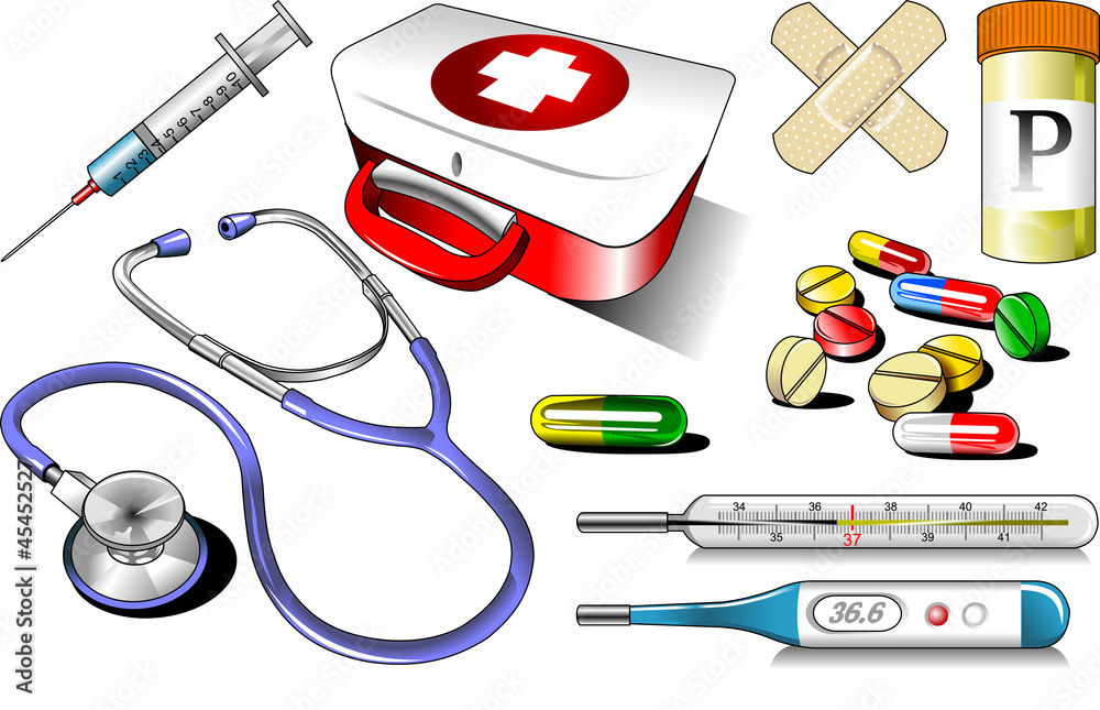 Understood Medical Equipment Vector #medicalcenter  #MedicalEquipmentIllustration