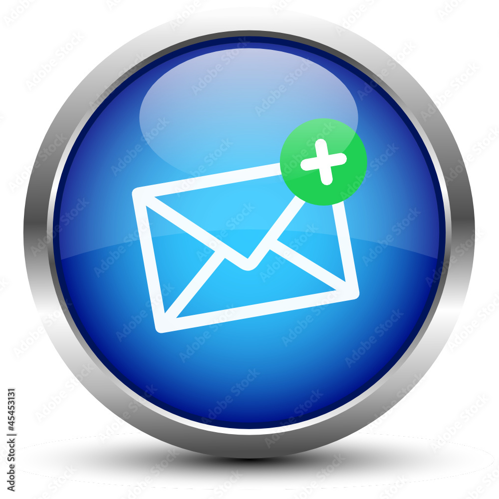 Newsletter Button Blau