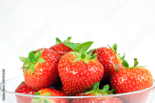 Fresh ripe strawberries
