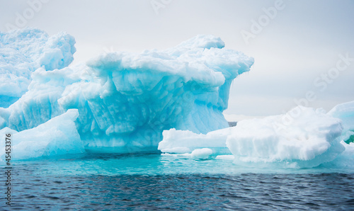 White iceberg in Antarctica photo