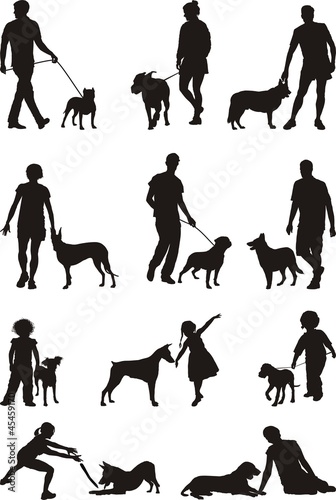 People and dog