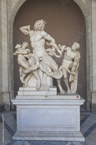 Laocoonte y sus hijos. Museos Vaticanos, Roma