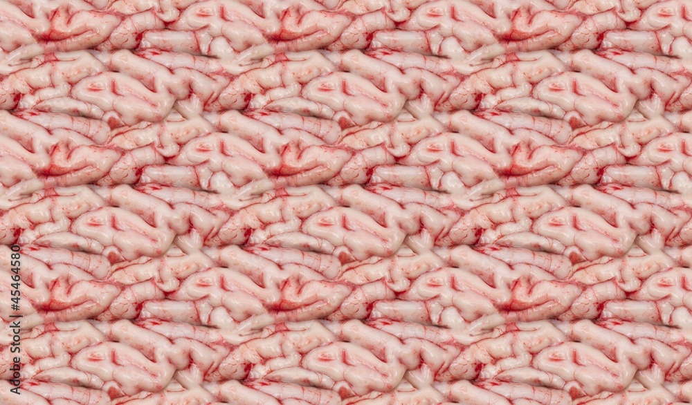 Brains, a seamless pattern Brains, a seamless pattern