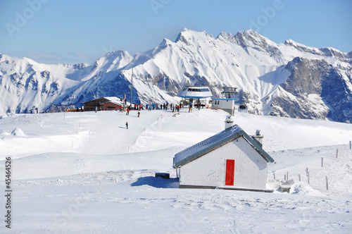 Fototapeta Naklejka Na Ścianę i Meble -  Pizol, famous Swiss skiing resort ..