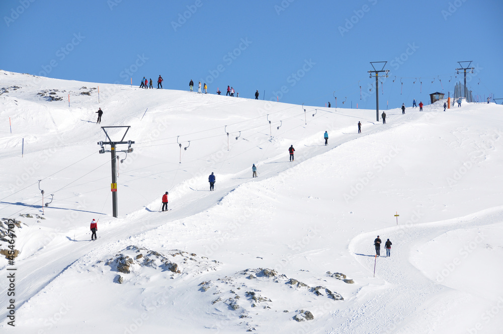  Pizol, famous Swiss skiing resort