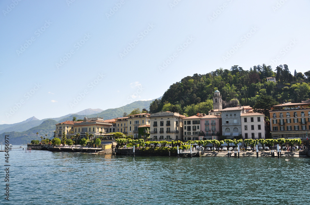 Bellagio town at the famous Italian lake Como