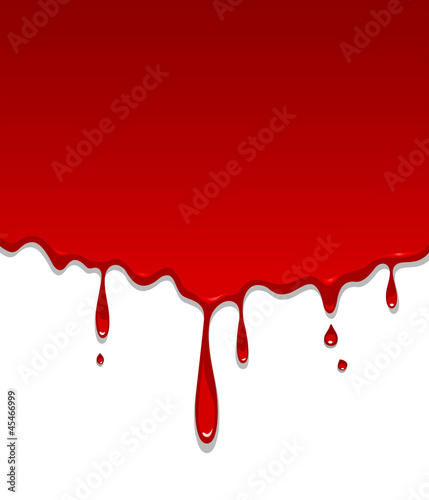 Red blood background, vector illustration