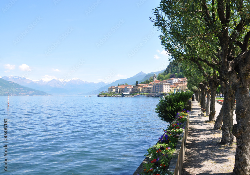 Bellagio town at the famous Italian lake Como