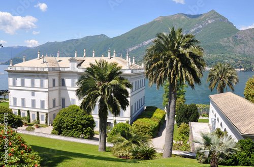 Villa Melzi in Bellagio town at the famous Italian lake Como © HappyAlex
