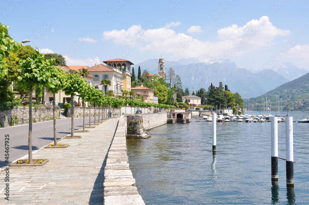 Fototapeta Tremezzo town at the famous Italian lake Como