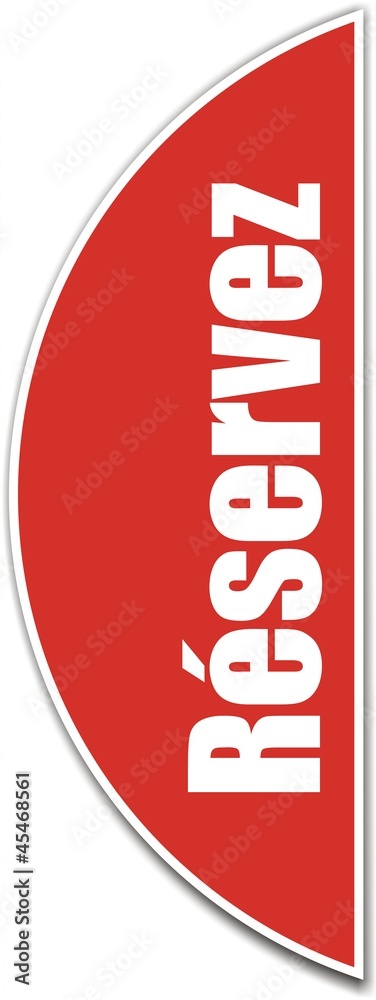 étiquette réservez