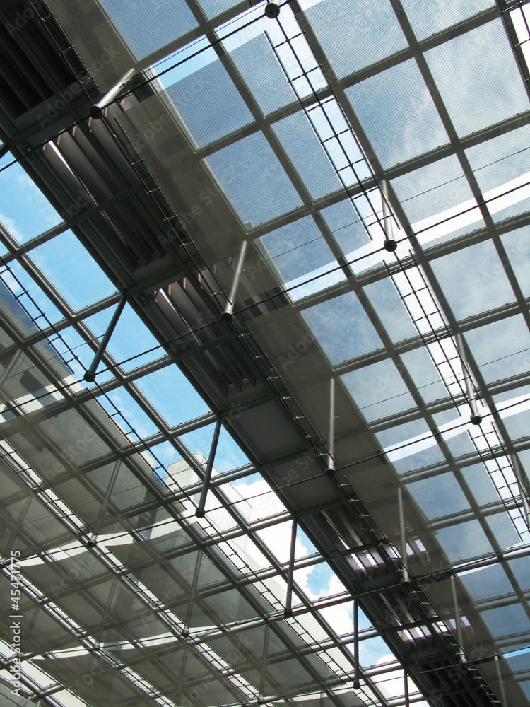 Roof of a modern building Roof of a modern building