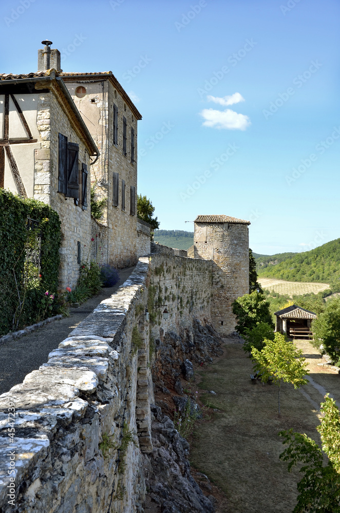 Old village of Puycelsi in France