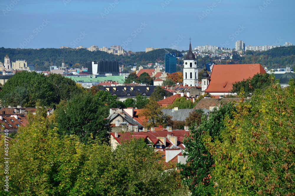 Bird s eye view of Vilnius, Lithuania