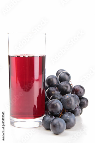 Murais de parede isolated grape juice