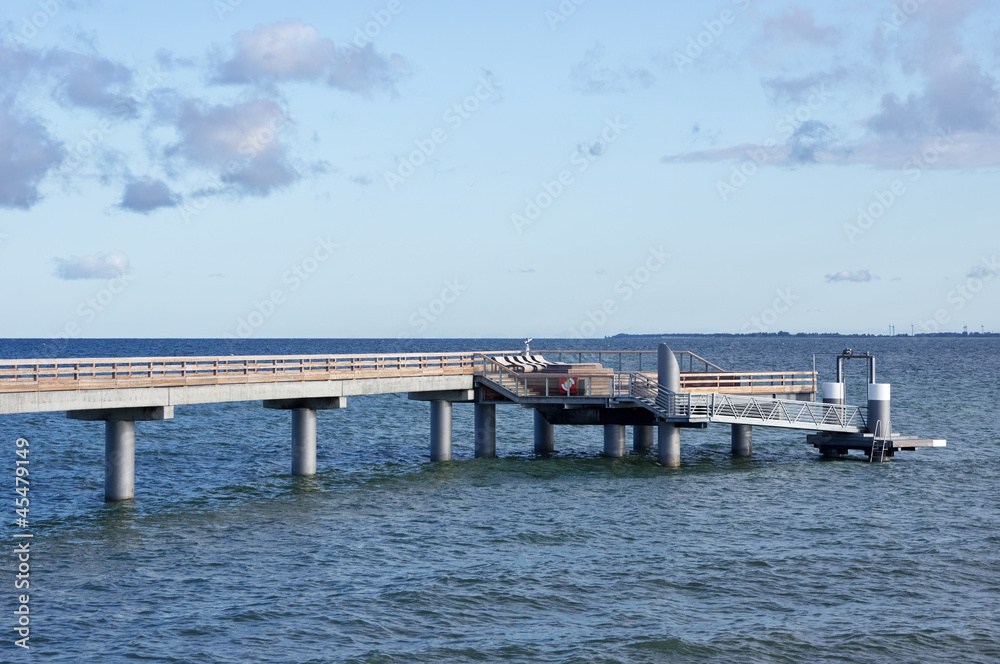Erlebnis-Seebrücke in Heiligenhafen an der Ostsee, Schleswig-Holstein