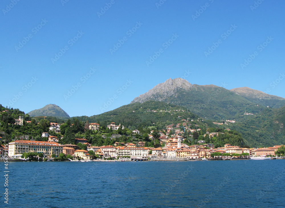 Lake Como and Menaggio town, Italy
