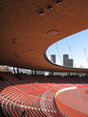 Papier peint photo Football Tribunes du stade de football  © HappyAlex