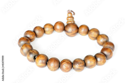 Wooden buddhist beads