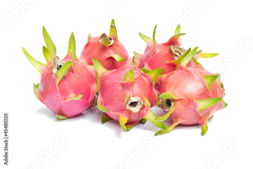 dragon fruit isolated on white background