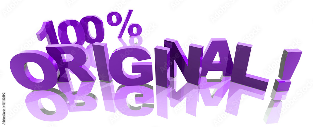 3D Schriften - 100 % Original 3D Schriften - 100 % Original