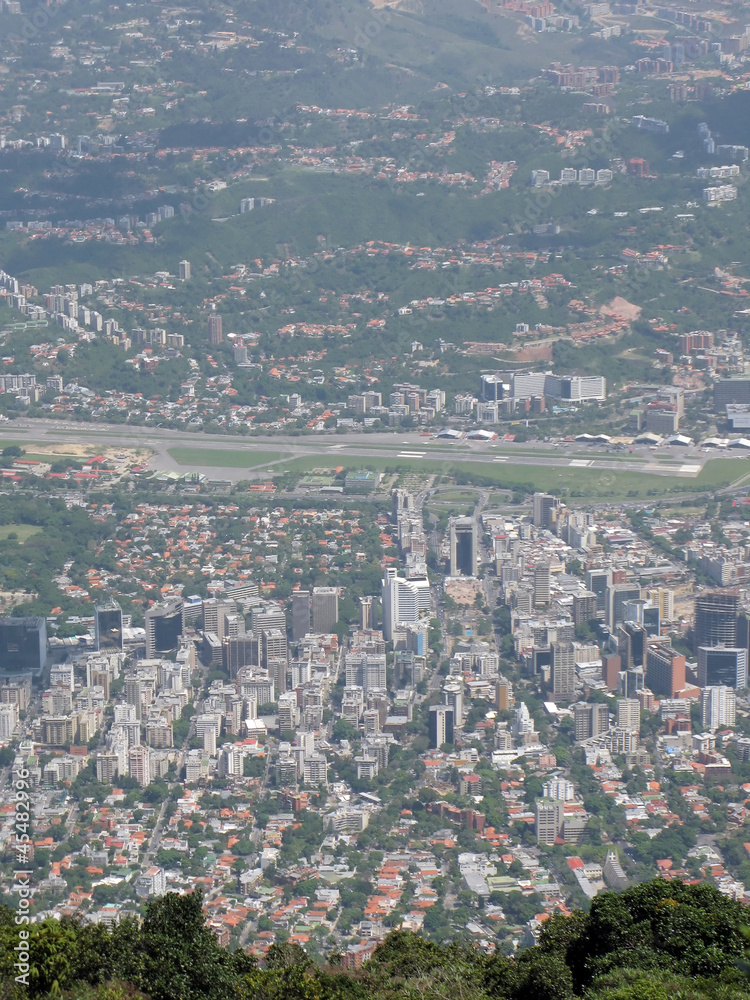Aerial view of Caracas