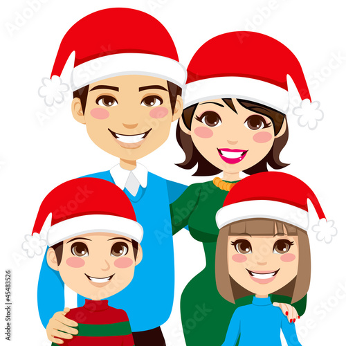 Santa Claus Family Portrait