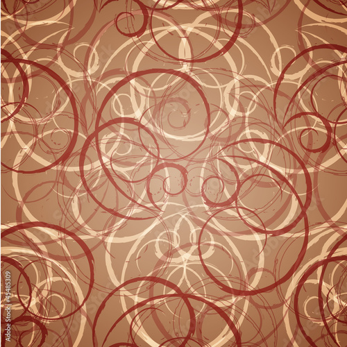 Seamless flower background vector