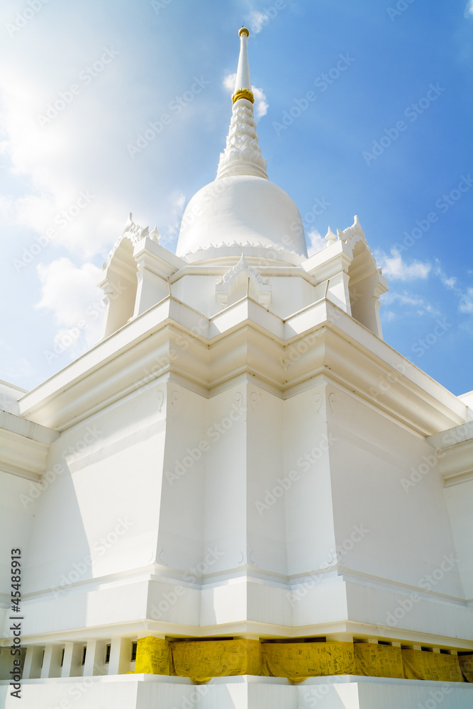 The Thai architecture of temple or church in Thailand The Thai architecture of temple or church in Thailand