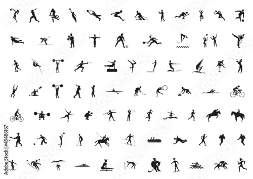 sport silhouettes