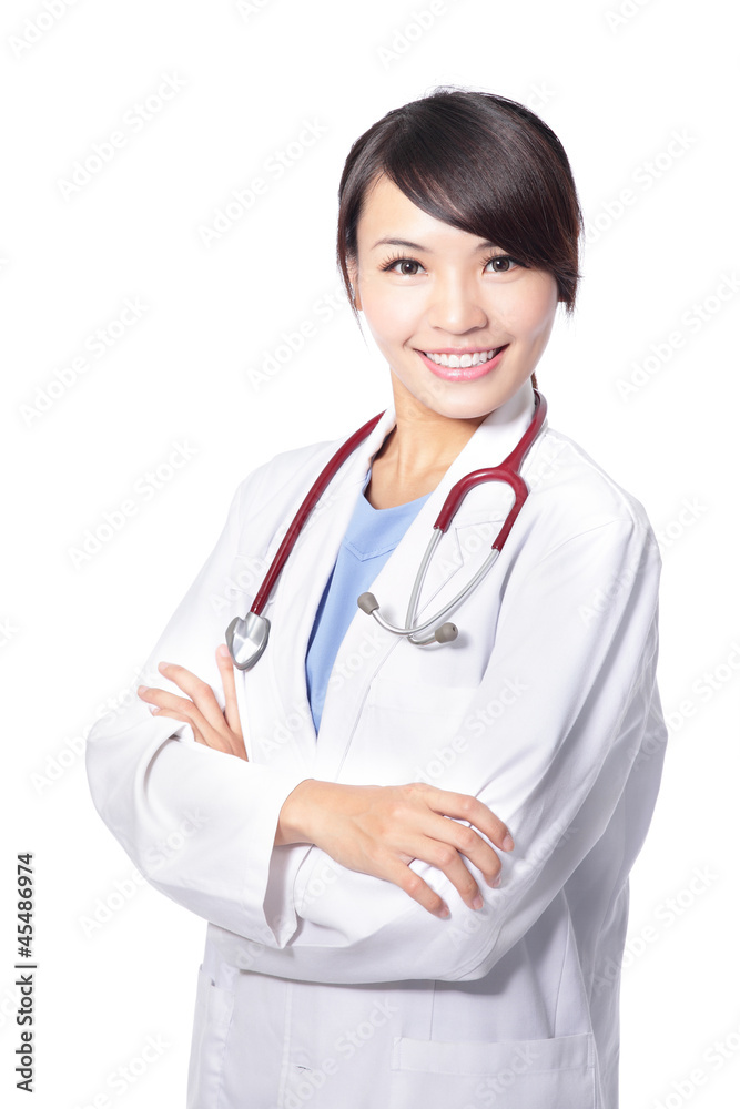 Portrait of a smiling woman doctor Portrait of a smiling woman doctor