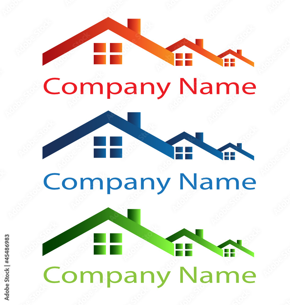 House roof logo for real estate companies House roof logo for real estate companies