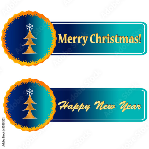 Christmas and New Year icons