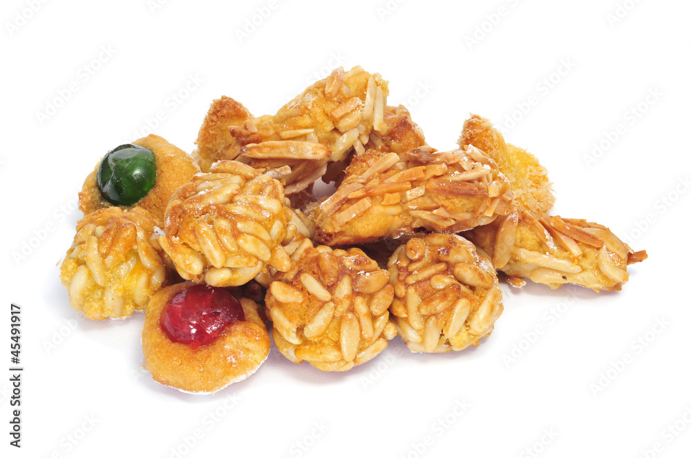 panellets, typical pastry of Catalonia, Spain panellets, typical pastry of Catalonia, Spain