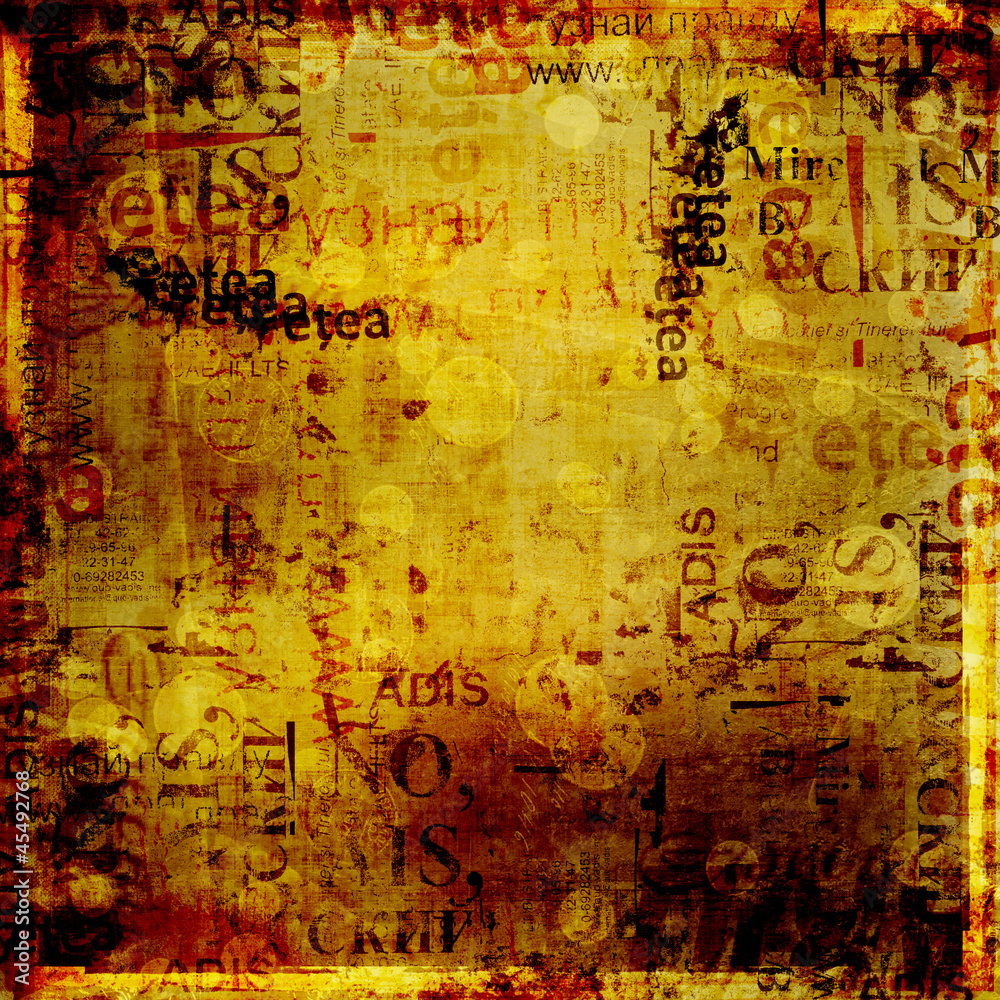 Obraz premium Grunge abstract background with old torn posters