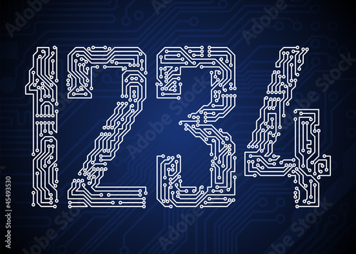 Circuit board letters