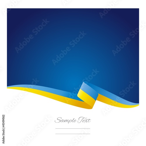 Abstract color background Ukrainian flag vector