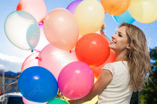 woman with balloons © Kaponia Aliaksei
