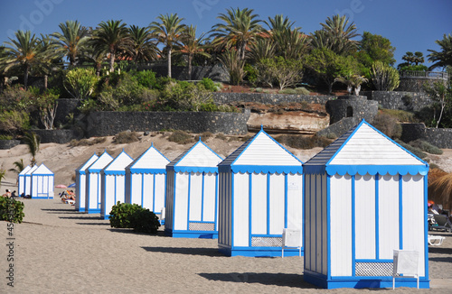 Cabins on the beach of Tenerife island, Canaries © HappyAlex