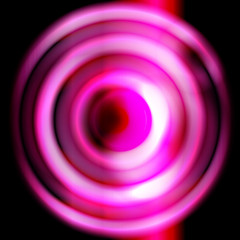 Fototapete Psychedelisch Rosa runde Form abstrakt  © lena_l