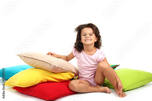 beautiful little girlwith p...