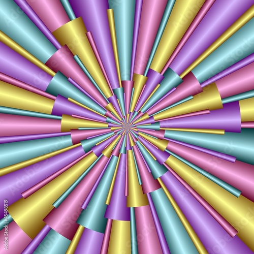Multicolored Spiral
