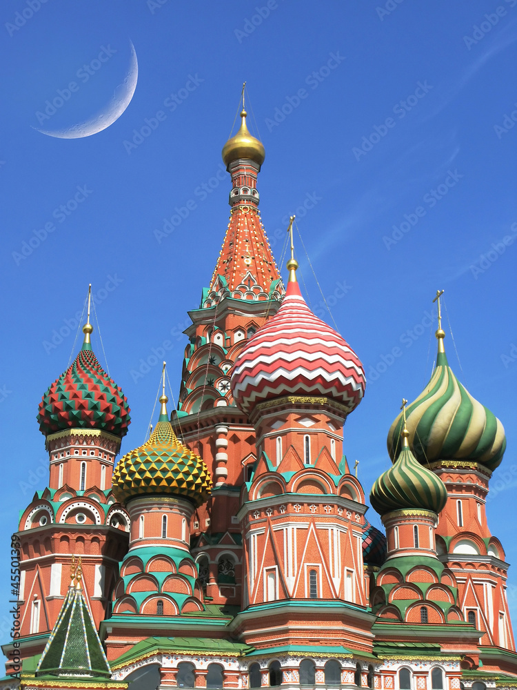  St. Basil cathedral in Moscow